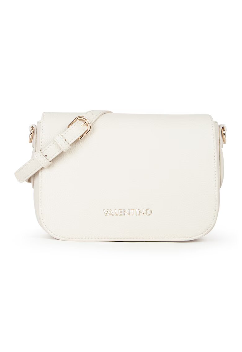 Valentino Bags Geanta crossbody cu clapa Brixton - Alb fildes
