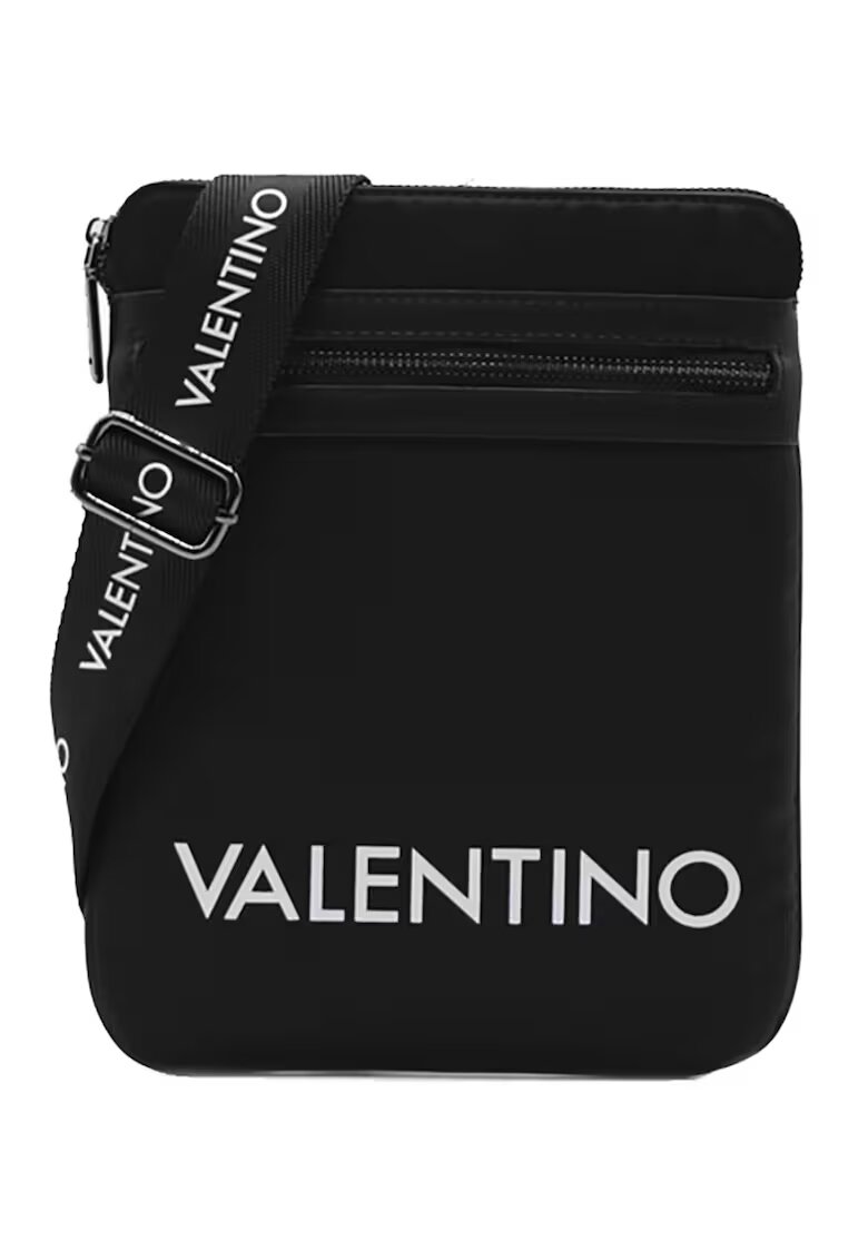 Valentino Bags Geanta crossbody cu logo - Alb/Negru
