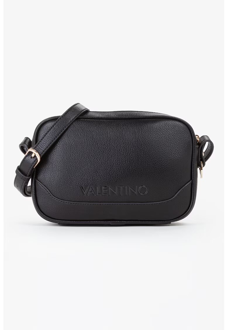 Valentino Bags Geanta crossbody cu logo in relief - Negru