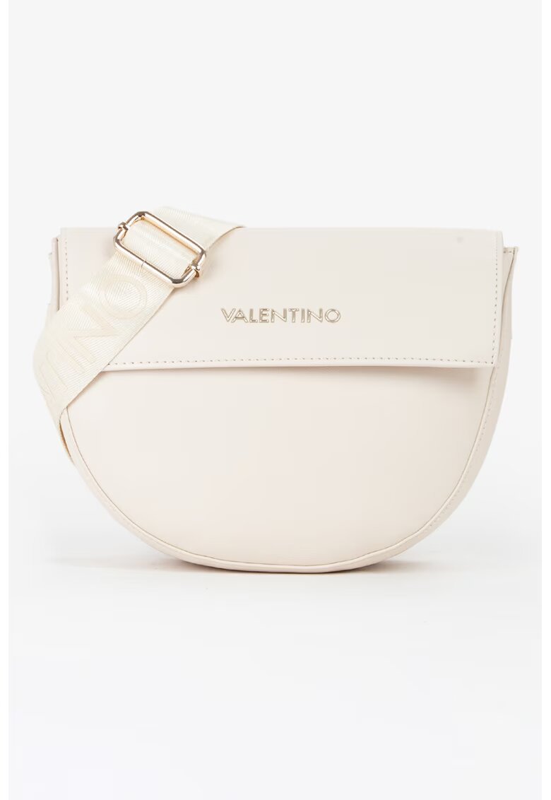 Valentino Bags Geanta crossbody de piele ecologica cu bareta detasabila Bigs - Alb fildes