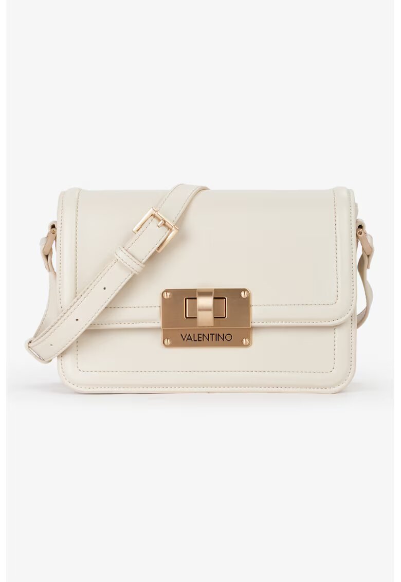 Valentino Bags Geanta crossbody de piele ecologica Floren - Alb murdar