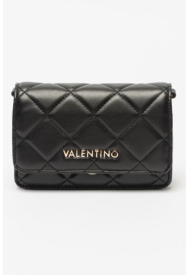 Valentino Bags Geanta crossbody de piele ecologica Ocarina - Negru