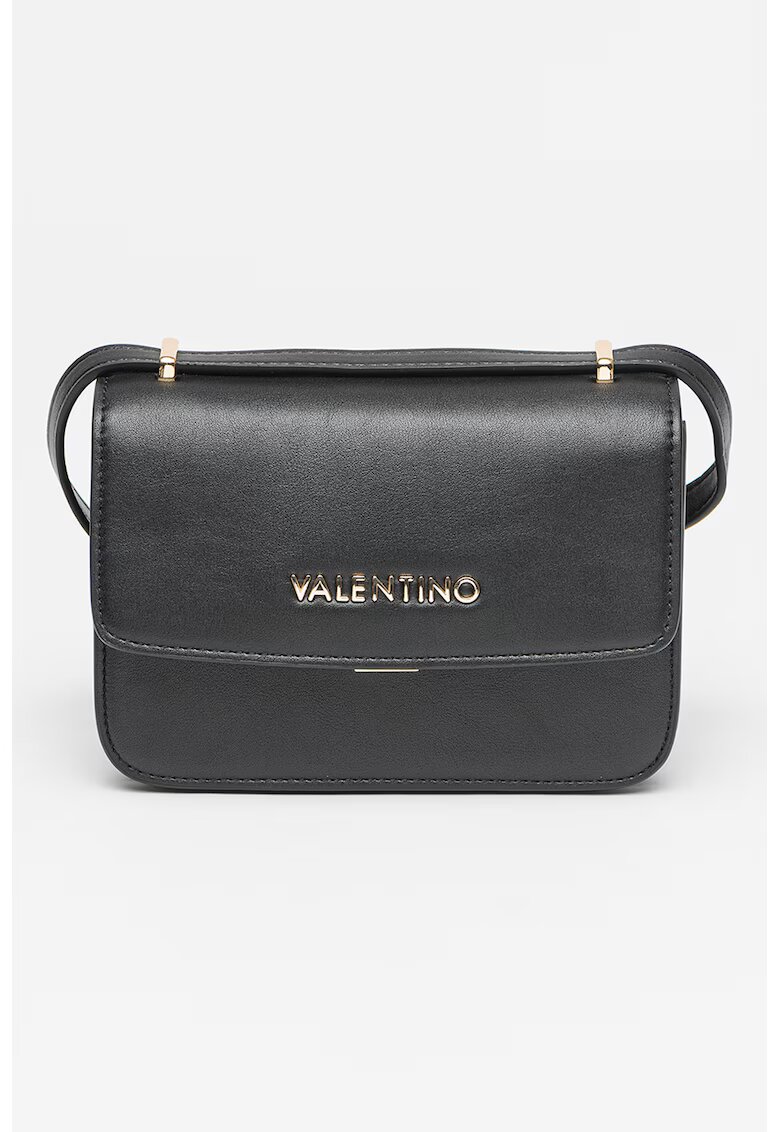 Valentino Bags Geanta de piele ecologica cu bareta - Negru