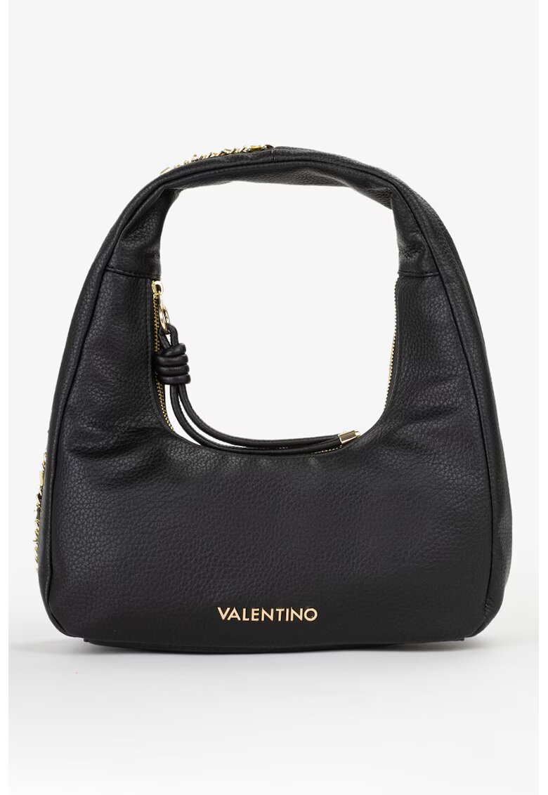 Valentino Bags Geanta de piele ecologica cu maner si logo - Negru