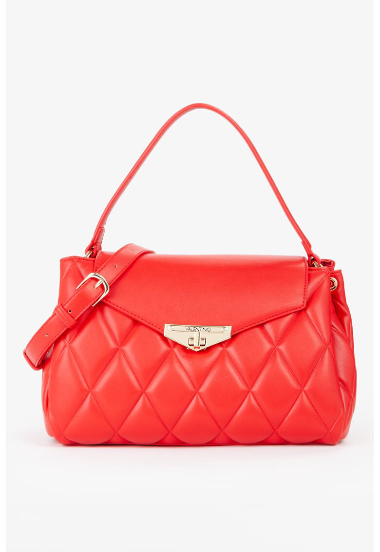 Valentino Bags Geanta de piele ecologica matlasata cu maner - Coral