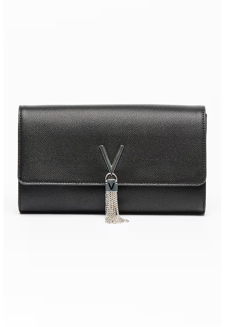Valentino Bags Geanta plic cu bareta din lant Divina - Negru