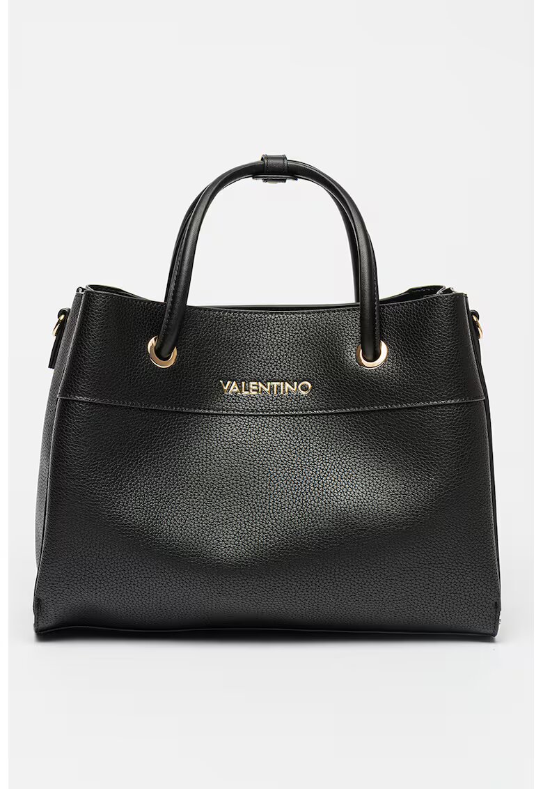 Valentino Bags Geanta shopper de piele ecologica cu aspect granulat Alexia - Negru