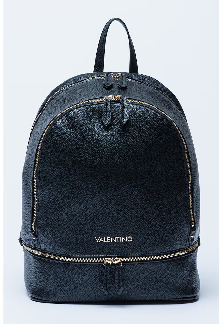 Valentino Bags Rucsac de piele ecologica cu compartiment pentru laptop Brixton - Negru