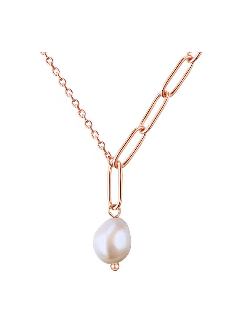 Valero Pearls Colier ajustabil - placat cu aur de 18K - Auriu rose