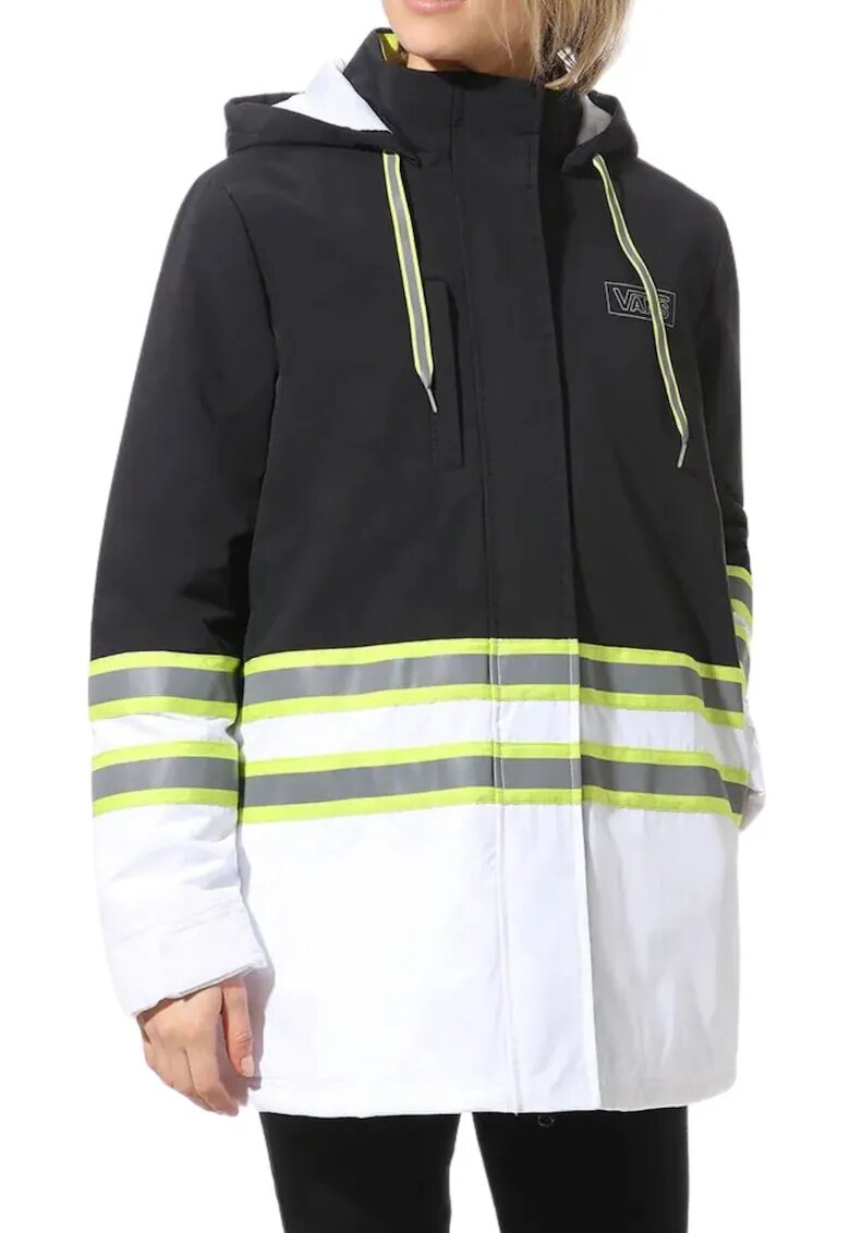 Vans Geaca cu elemente reflectorizante After Dark - Alb/Negru