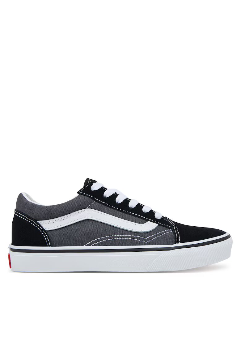 Vans Pantofi copii - tenisi baieti - negru - piele naturala