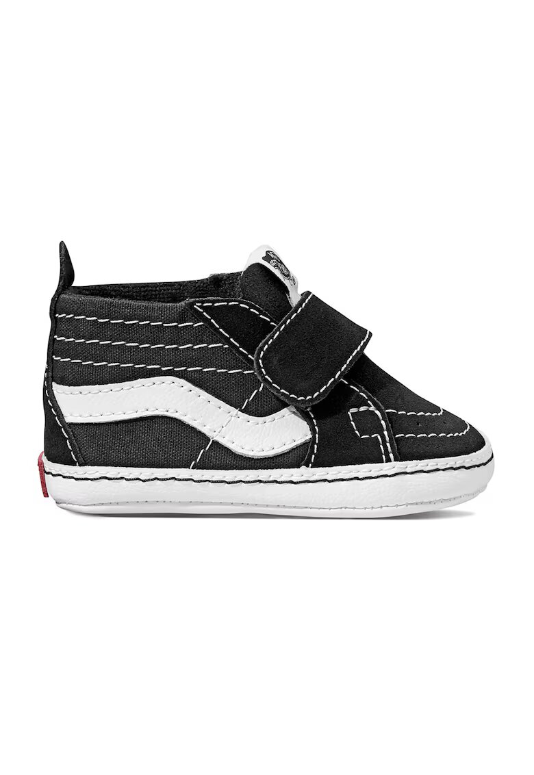 Vans Pantofi de panza si piele intoarsa Sk8-Hi Crib - Negru/Alb