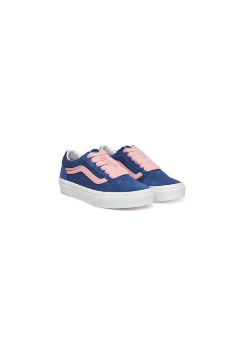 Vans Pantofi pentru fete - piele naturala - albastru/roz
