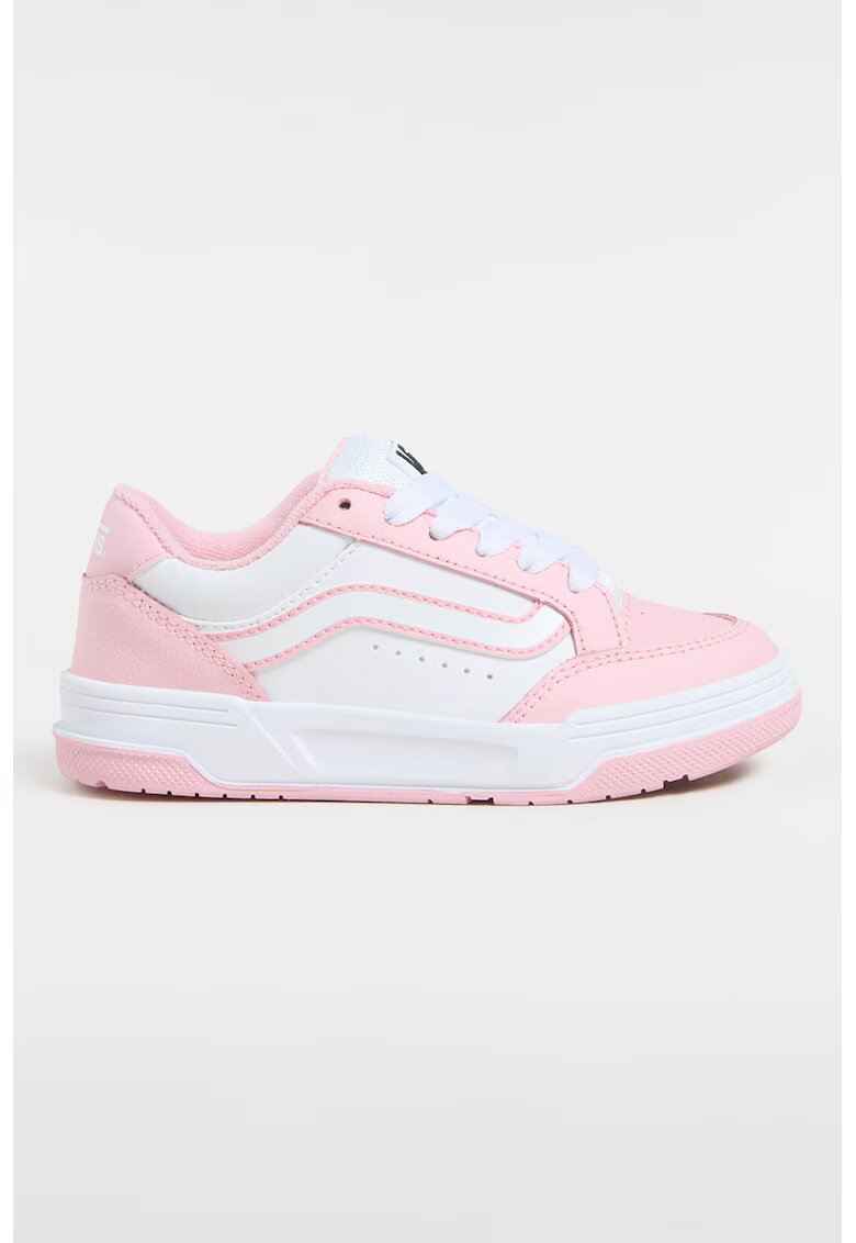 Vans Pantofi sport cu detalii din piele intoarsa Hylane - Alb/Roz deschis