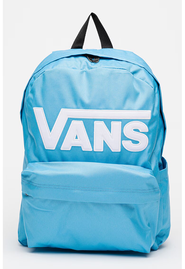 Vans Rucsac din material textil cu logo frontal Old Skool Drop V - Albastru azur