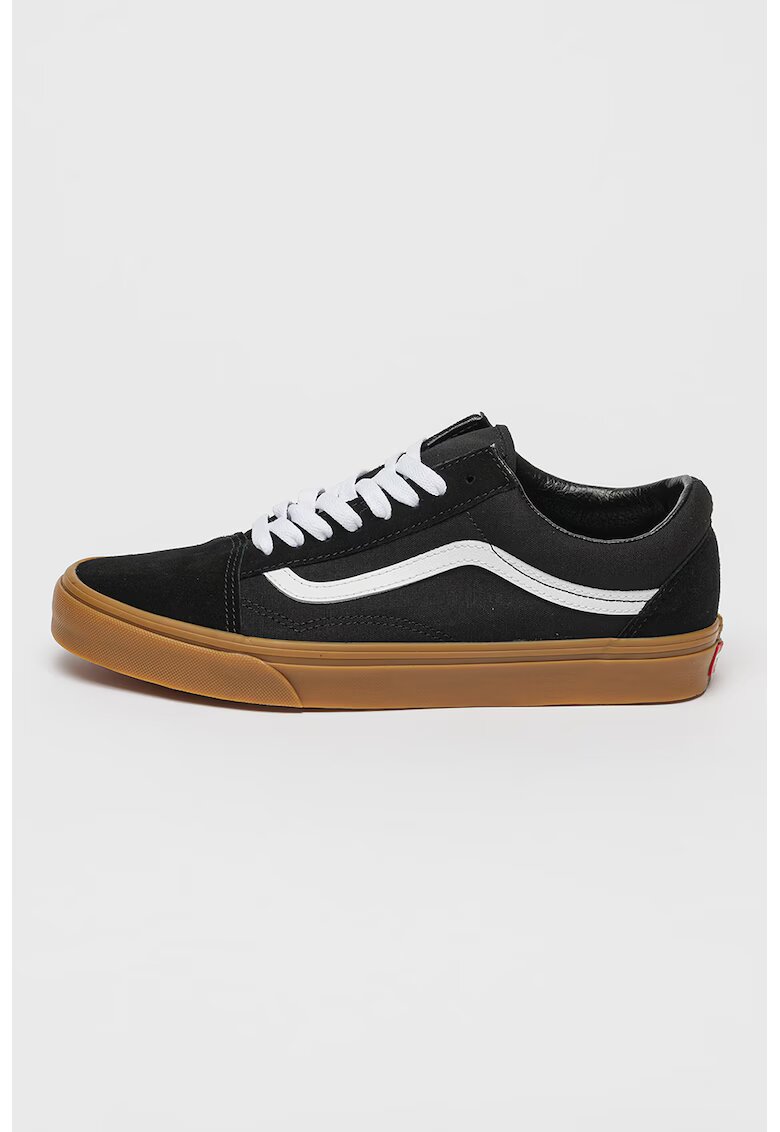 Vans Tenisi cu garnituri de piele intoarsa Old Skool - Negru