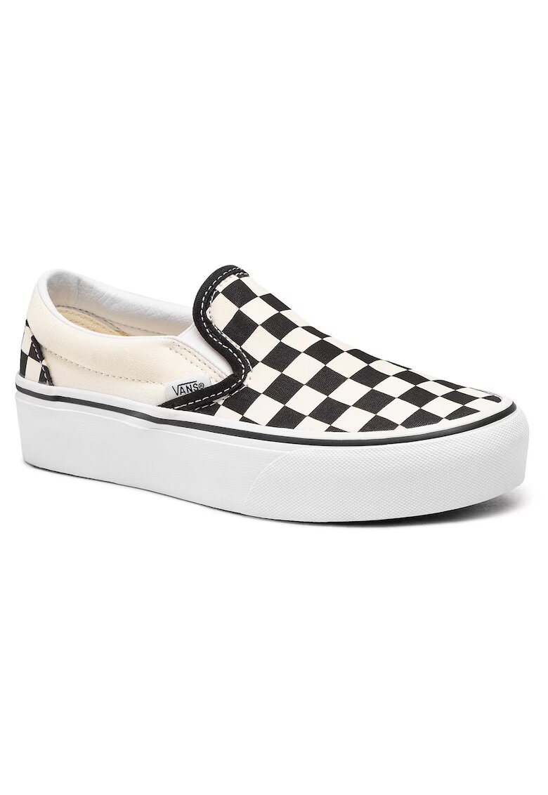 Vans Tenisi de dama textil - alb/negru