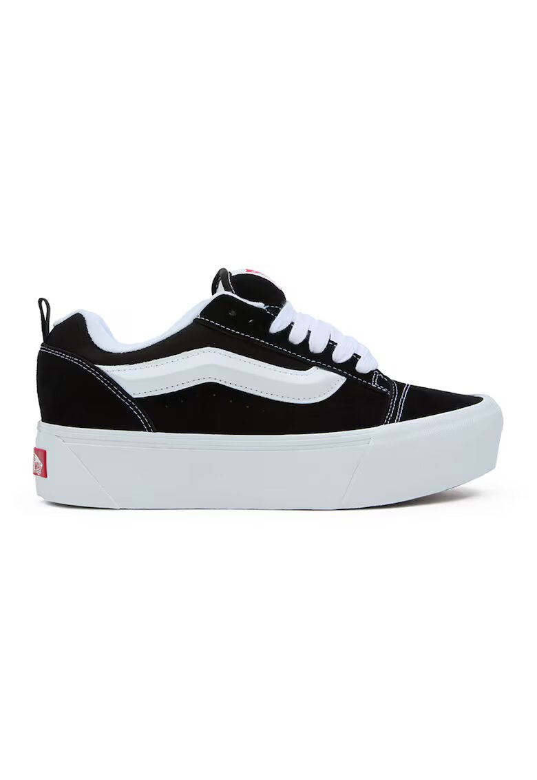 Vans Tenisi flatform Knu Stack - Negru/Alb optic