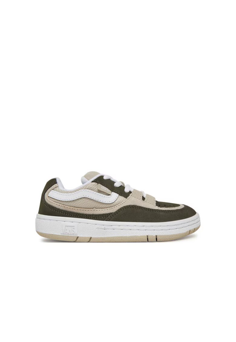 Vans Tenisi pentru baieti - piele naturala - gri/bej