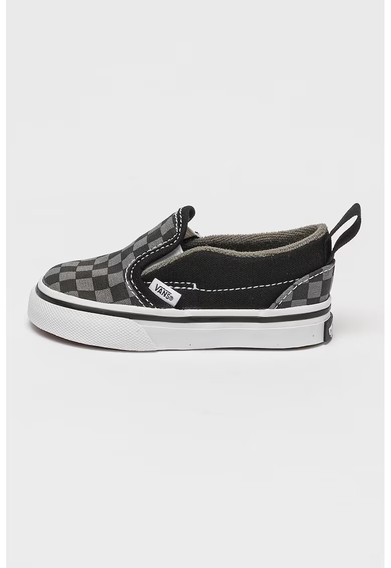 Vans Tenisi slip-on cu model in carouri - Negru/Gri