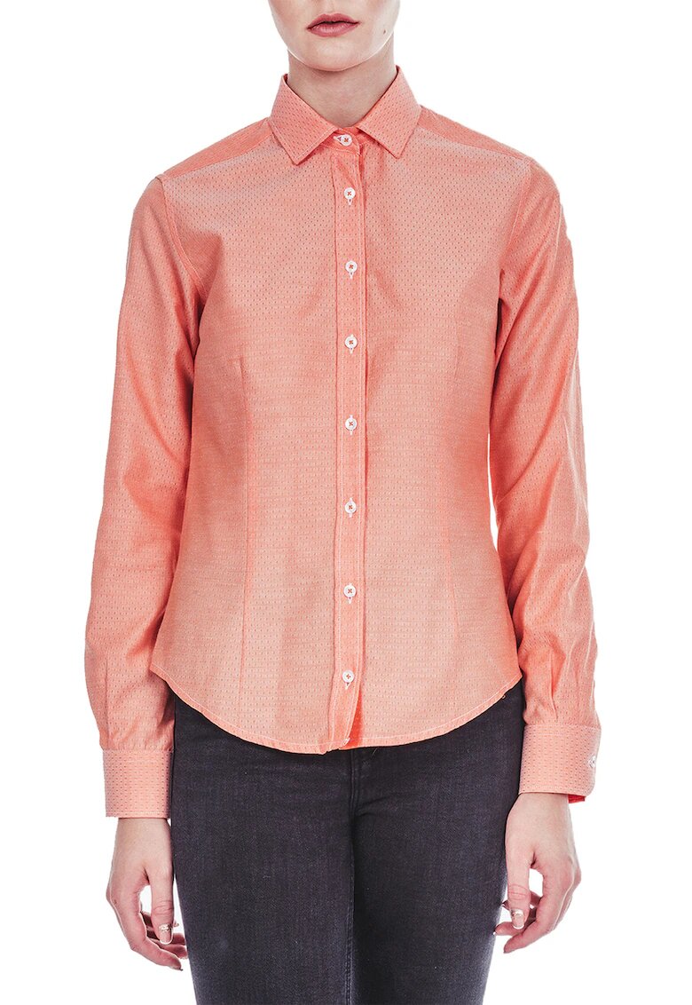 Vegea Camasa slim fit - Roz somon
