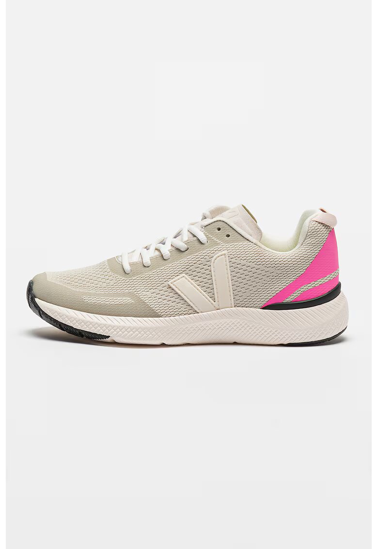 Veja Pantofi sport cu insertii de plasa - Verde pal