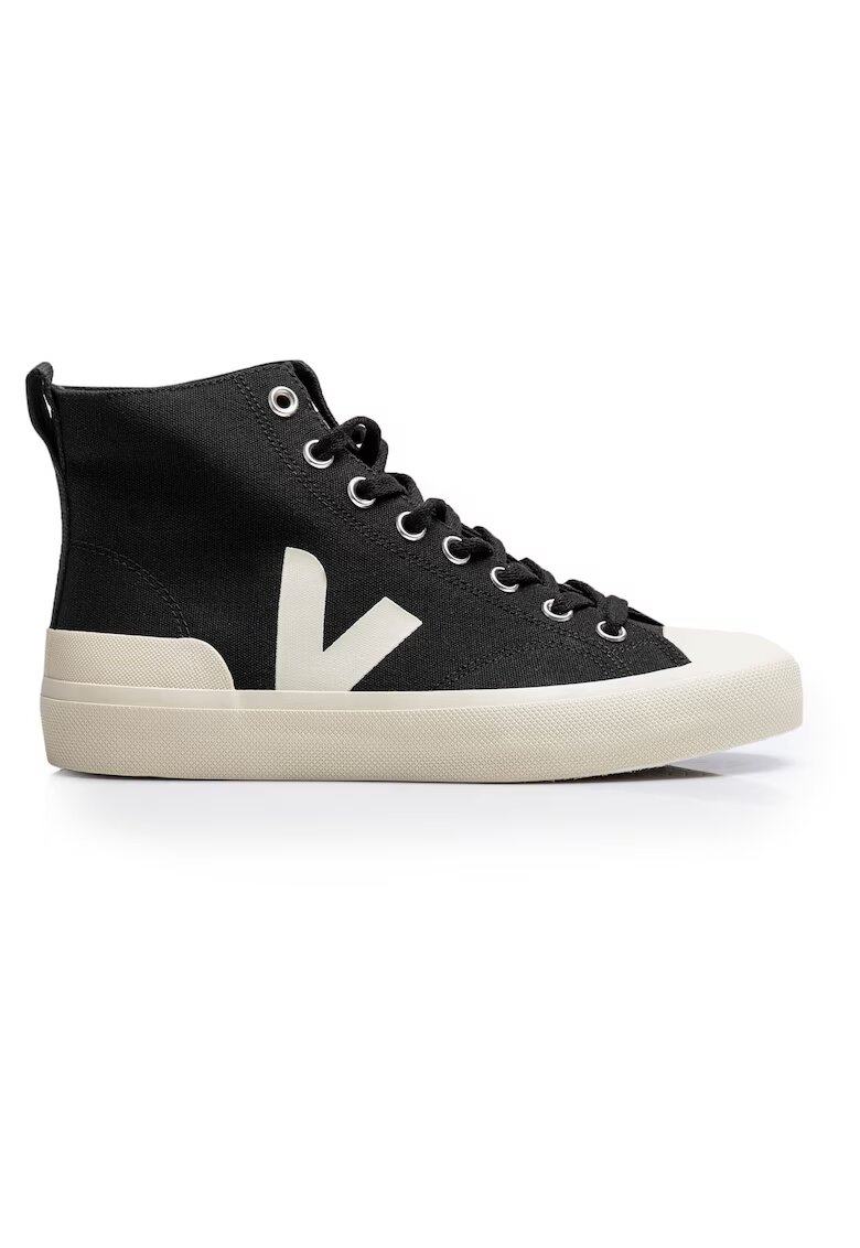 Veja Pantofi sport Wata II - material negru - Alb/Negru