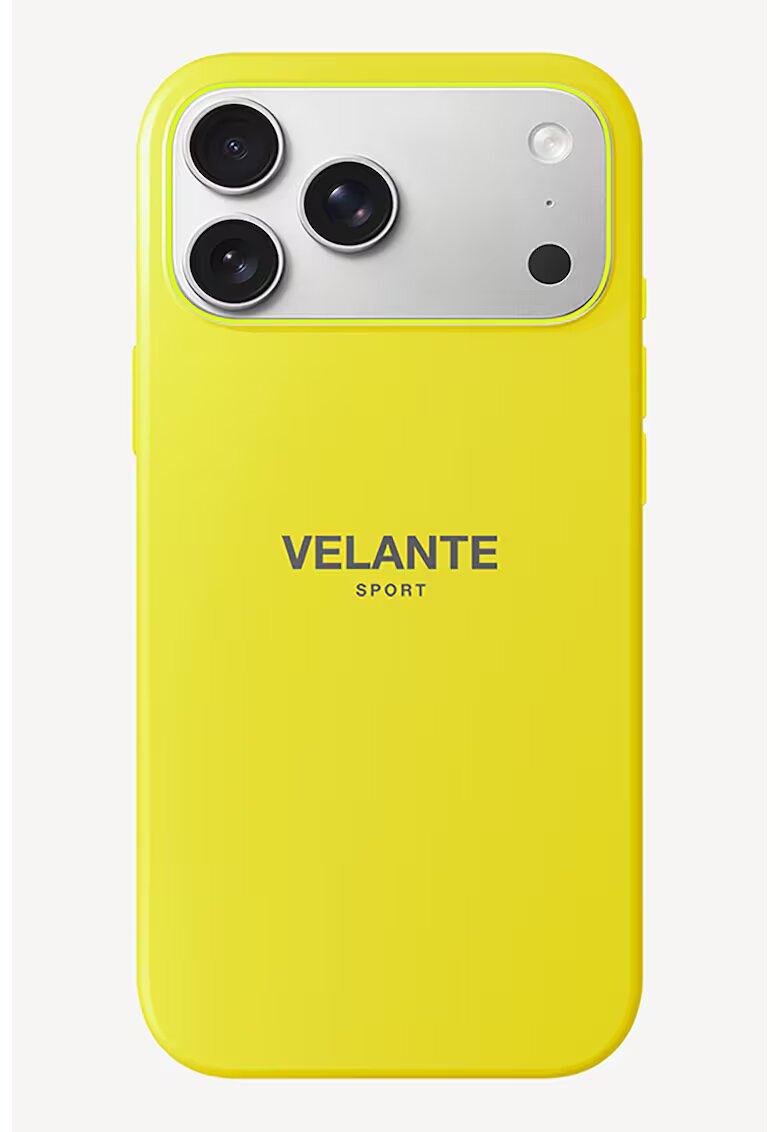 VELANTE SPORT Velante Officiale - Husa din silicon - pentru telefon MagSafe iPhone 17 Pro Max - Galben neon