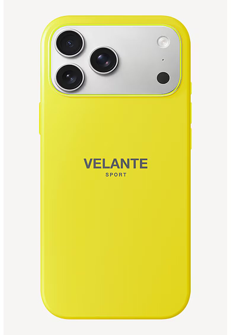 VELANTE SPORT Velante Officiale - Husa din silicon - pentru telefon MagSafe iPhone 17 Pro Max - Galben neon