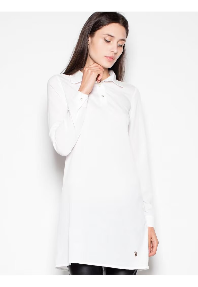 Venaton Bluza dama - bej - tricot usor - maneci lungi