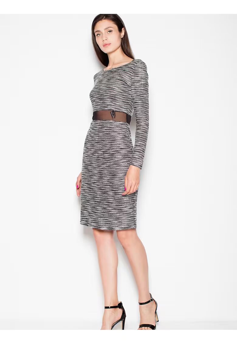 Venaton Rochie de zi cu zi - gri - XL