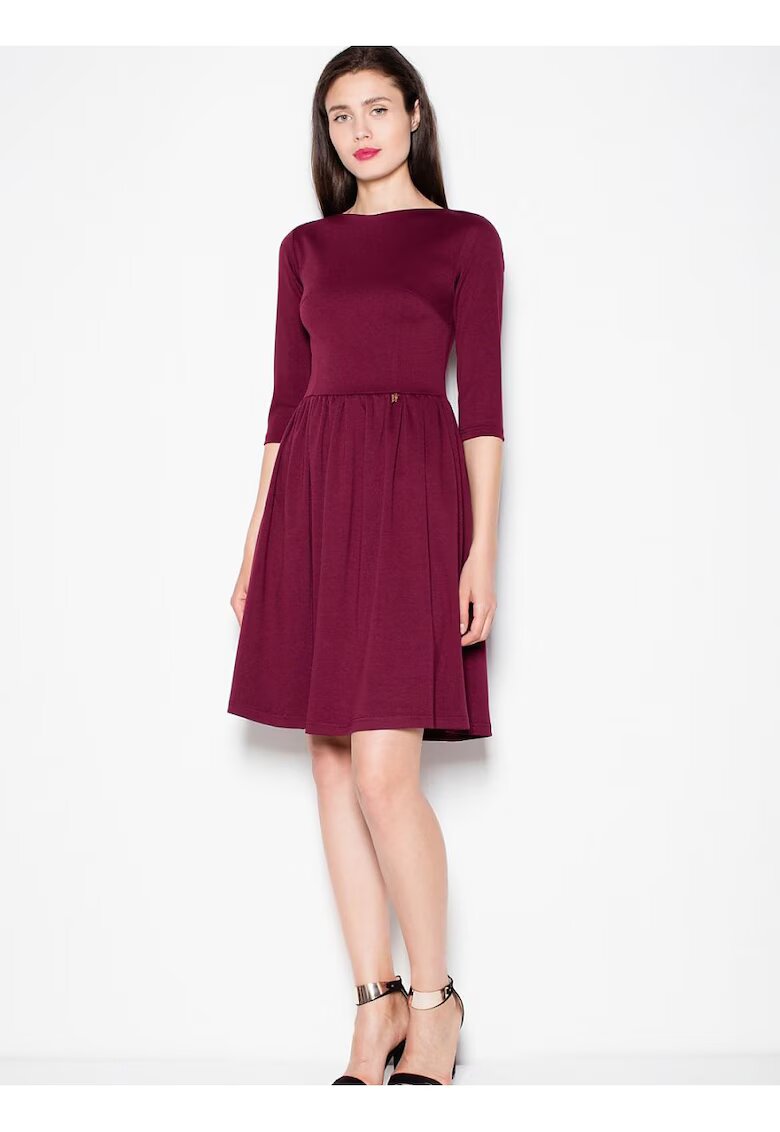 Venaton Rochie de zi rosie - casual - XL -