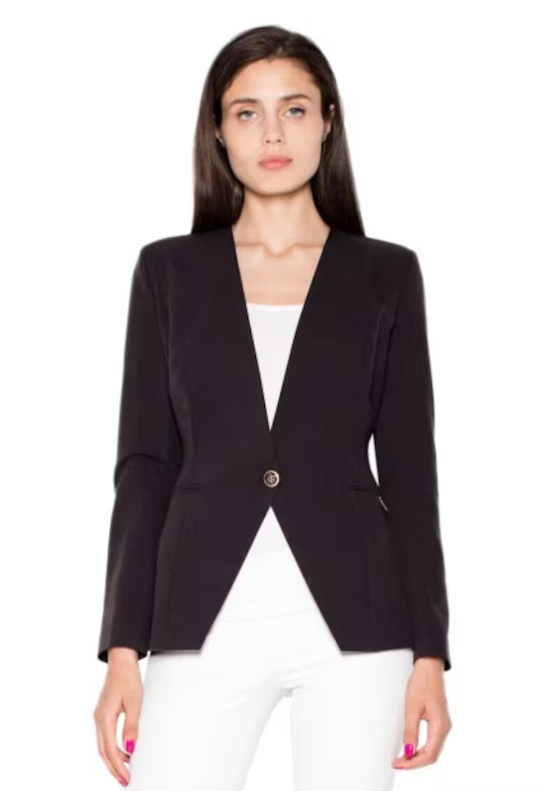 Venaton Sacou dama - modern - office - Negru - Negru