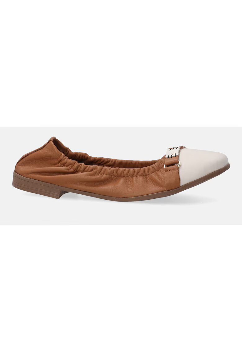 VENEZIA BALERINI DIN PIELE CU ELASTIC