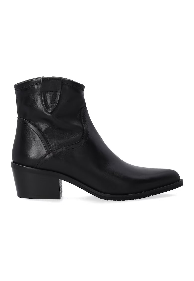 VENEZIA Botine cowboy cu toc cubanez