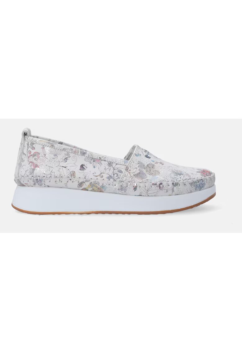 VENEZIA Espadrile wedge cu model
