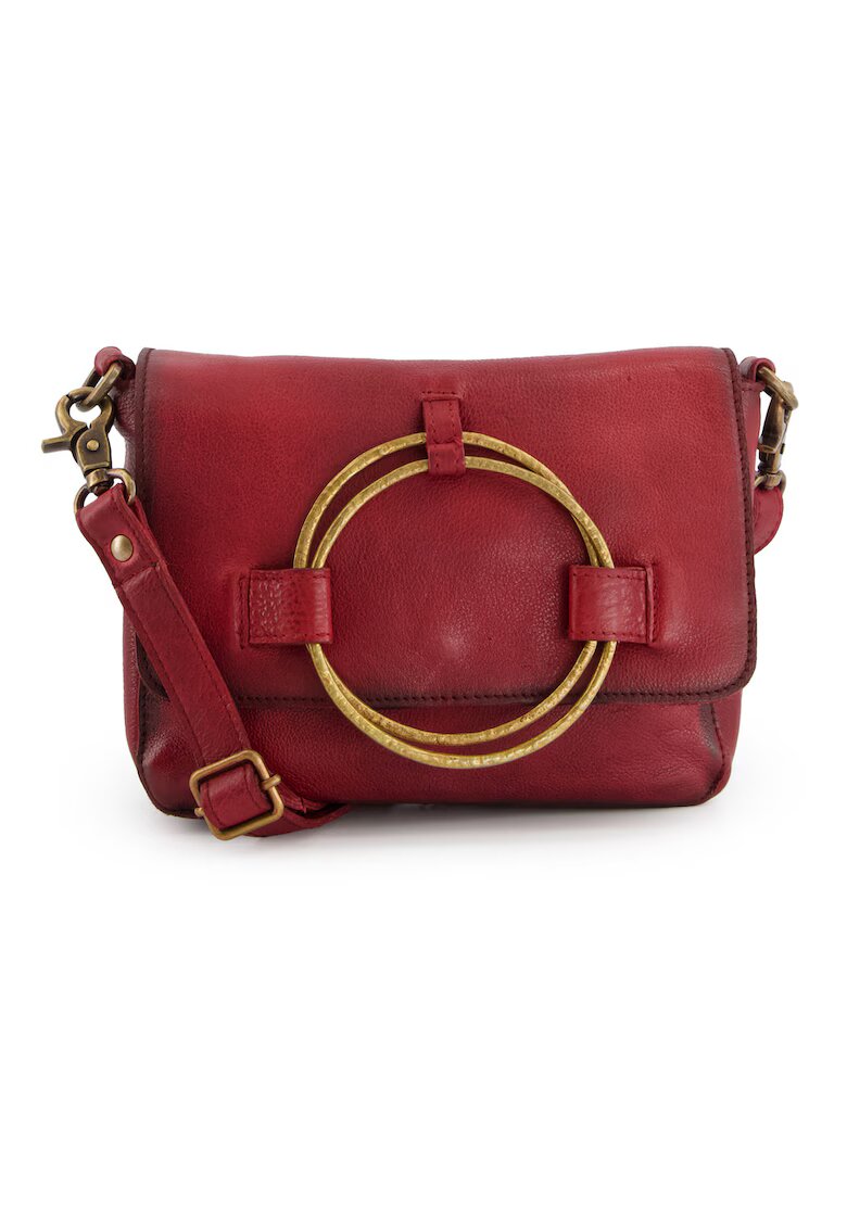 VENEZIA Geanta crossbody din piele cu aspect granulat