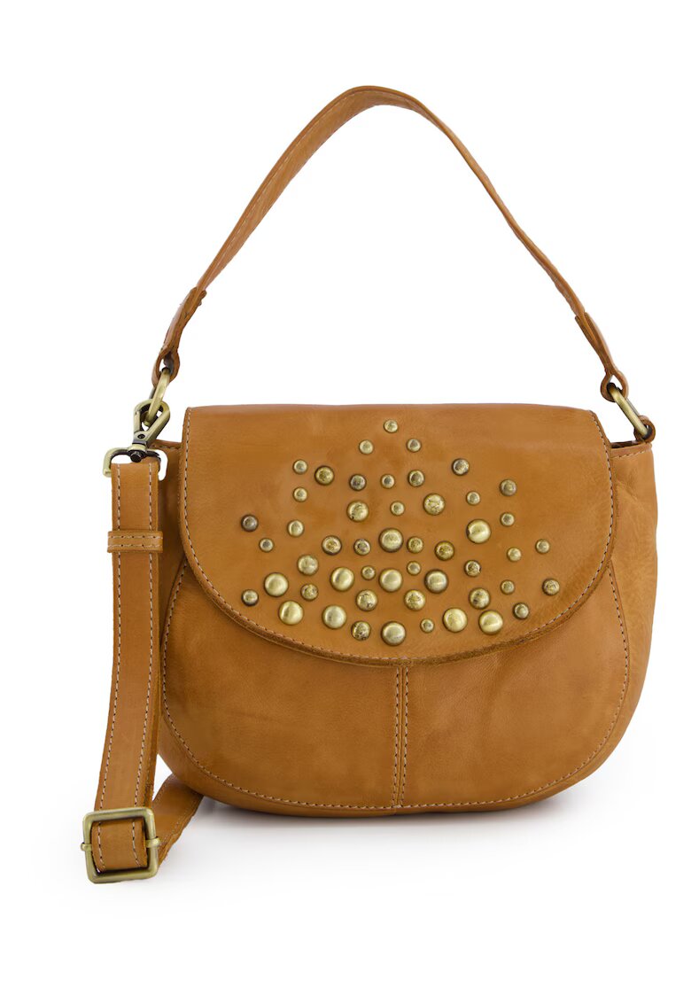 VENEZIA Geanta crossbody din piele cu clapeta