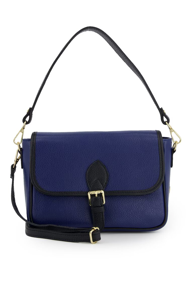 VENEZIA Geanta crossbody din piele cu fermoar