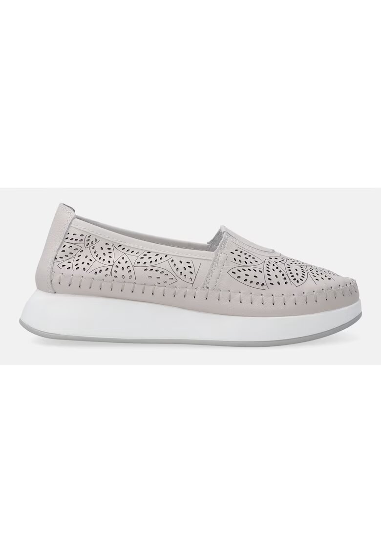 VENEZIA Loafers din piele cu perforatii