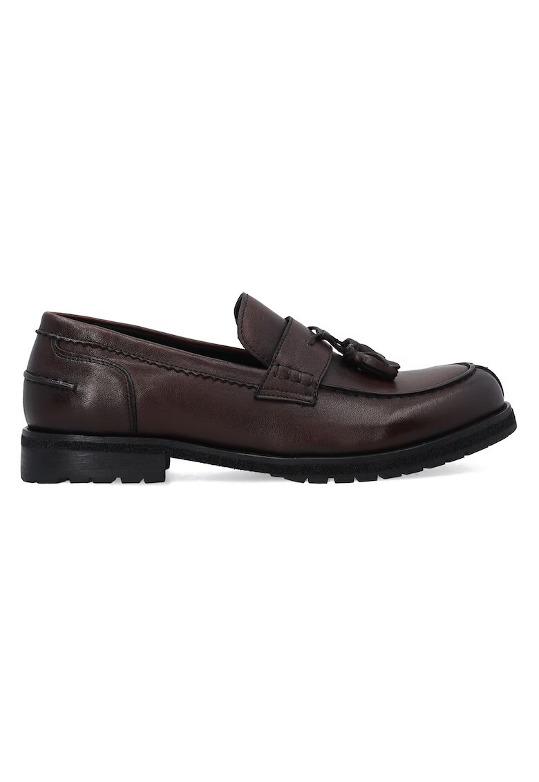 VENEZIA Loafers din piele naturala cu ciucuri