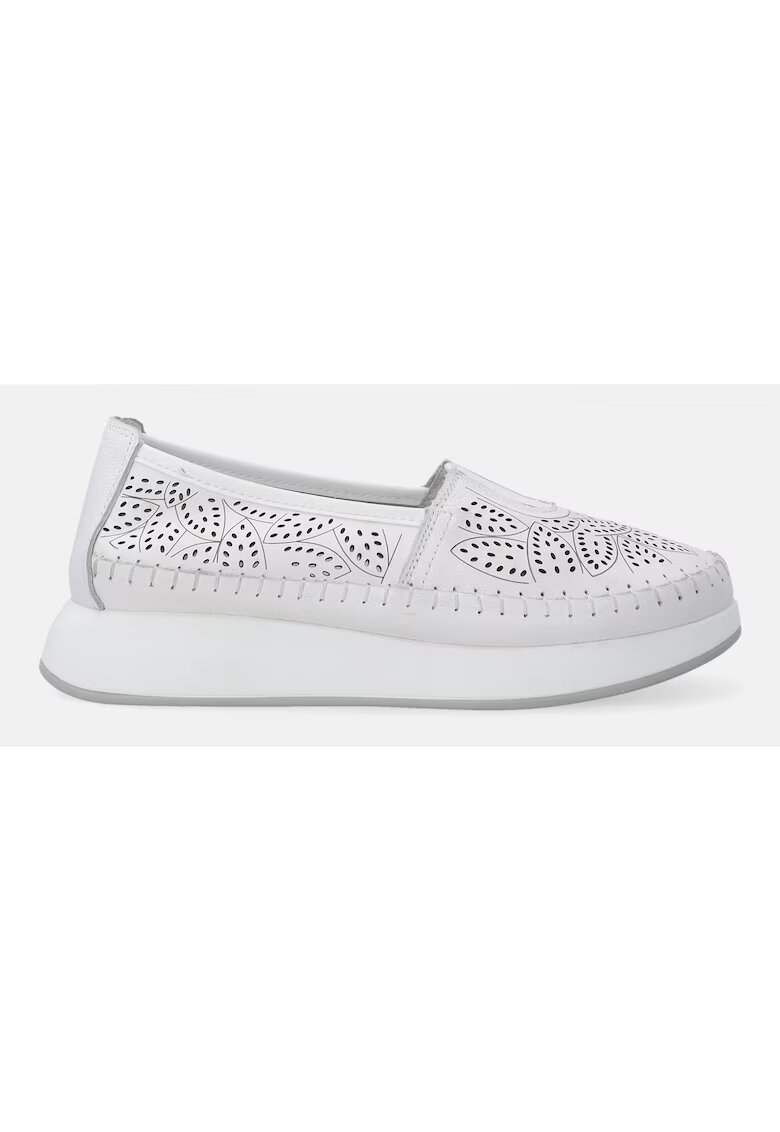 VENEZIA Loafers din piele naturala cu perforatii