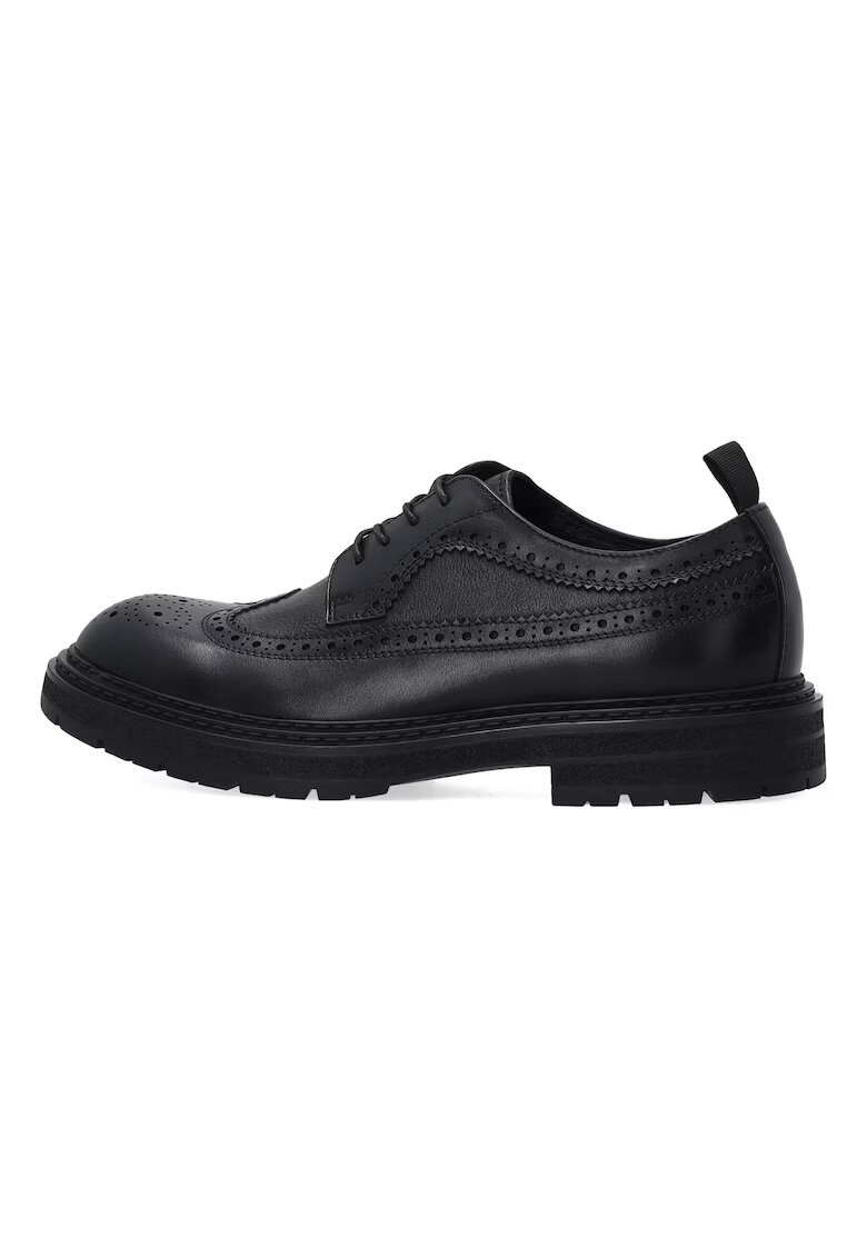 VENEZIA Pantofi brogue din piele pentru barbati cu sireturi