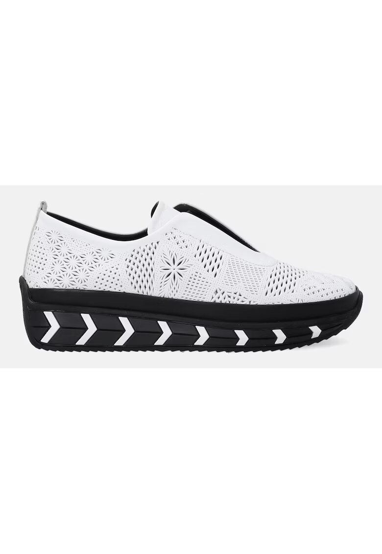 VENEZIA Pantofi de sport wedge din piele