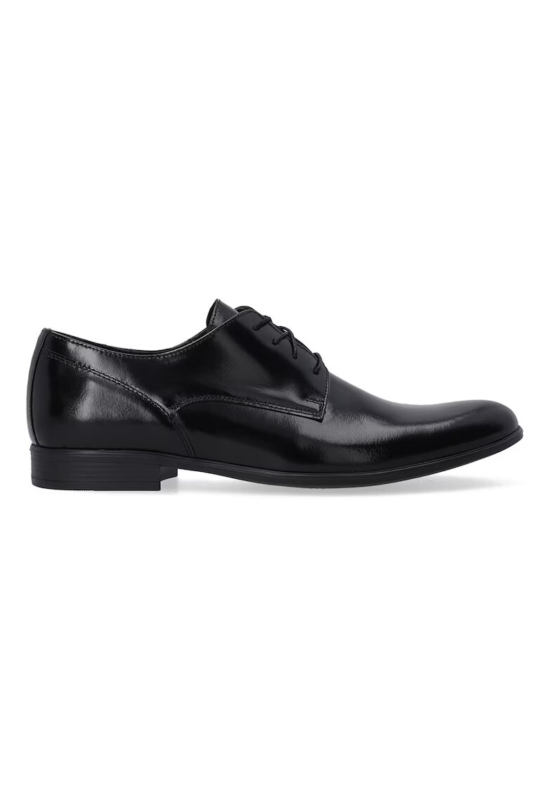VENEZIA Pantofi derby din piele - Negru