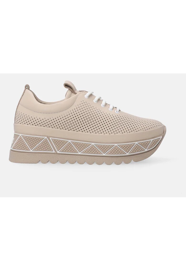 VENEZIA Pantofi din piele cu talpa wedge