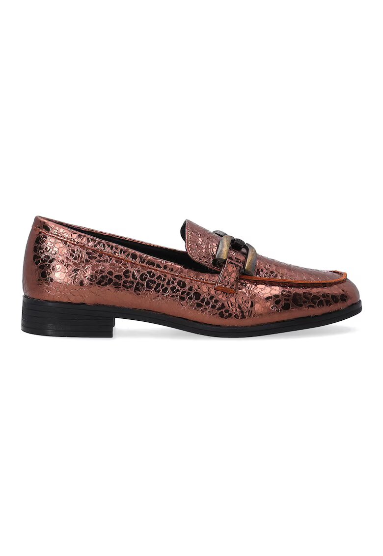 VENEZIA Pantofi loafer cu aspect metalizat