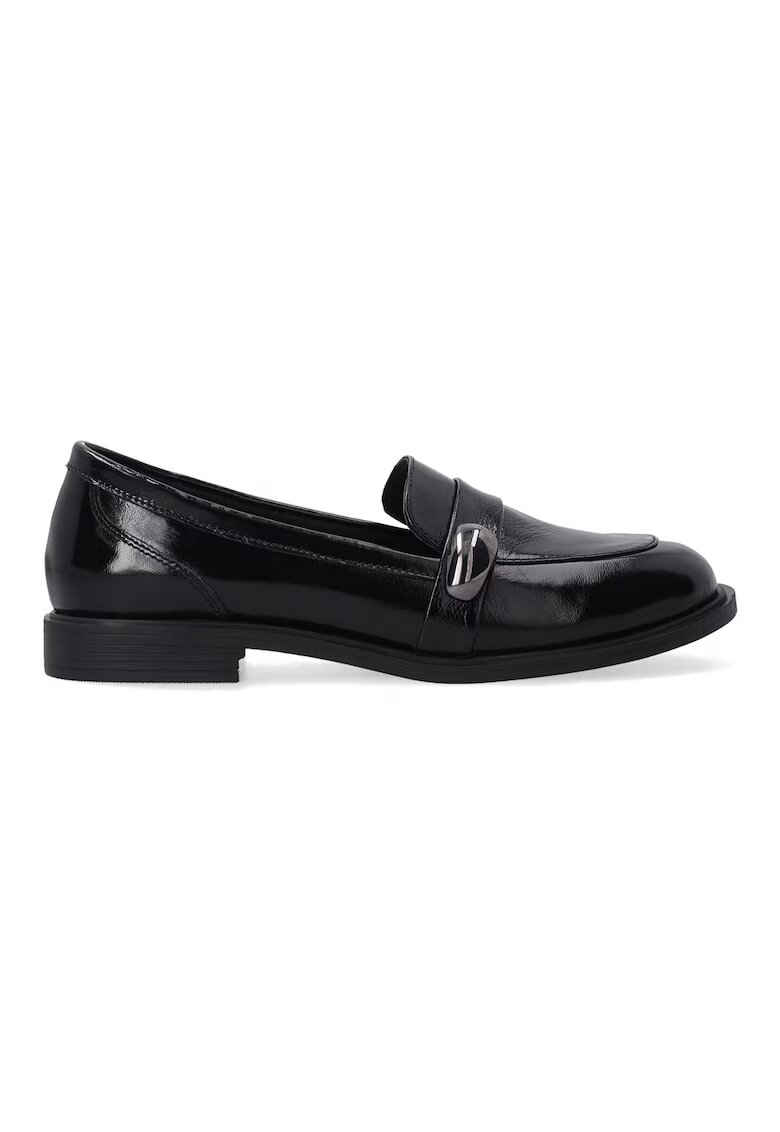 VENEZIA Pantofi loafer cu detaliu metalic - Negru