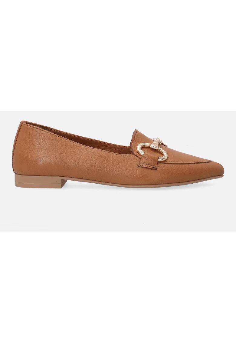 VENEZIA Pantofi loafer cu varf ascutit si catarama