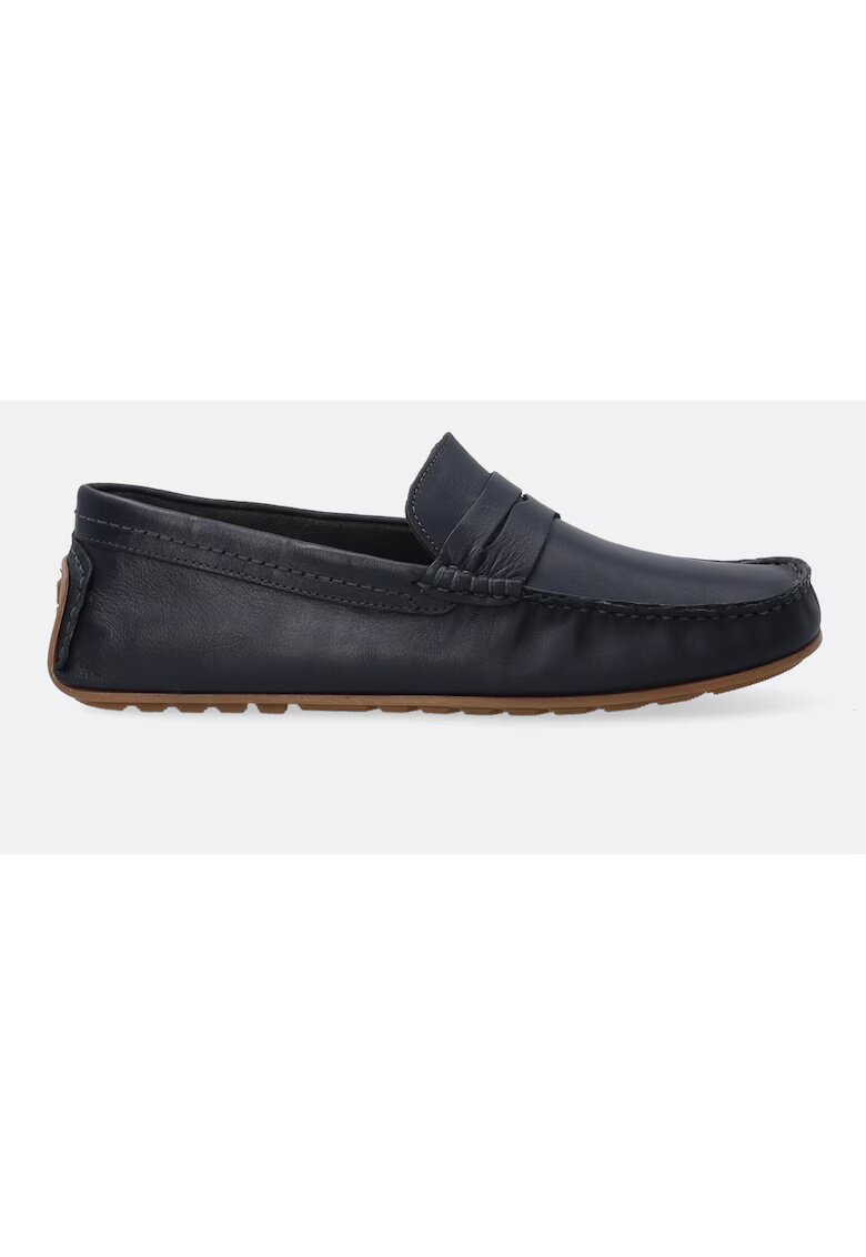 VENEZIA Pantofi loafer de piele - cu cusaturi decorative